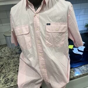 Vintage Ralph Lauren Polo Button Up Short Sleeve Two Pocket Large